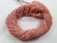 Rhodochrosite Micro cut Beads