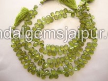 Idocrase Faceted Pear Shape Beads