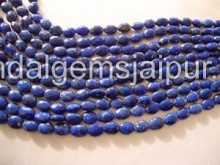 Lapis Faceted Oval Shape Beads