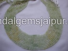 Prehnite Shaded Faceted Roundelle