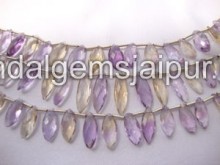 Ametrine Faceted Marquise Beads