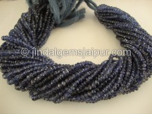 Iolite Faceted Roundelle