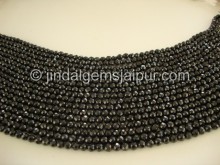 Black Spinel Faceted Round