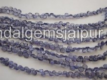 Iolite Faceted Heart