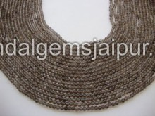 Smokey Plain Round Shape Beads