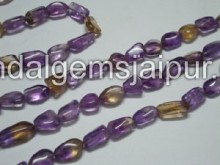 Ametrine Plain Nuggets Beads