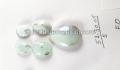 Peru Blue Opal Smooth Cabochons