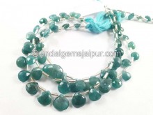 Grandidierite Faceted Heart Beads -- GRDRT79 Grandidierite Faceted Heart Beads -- GRDRT79