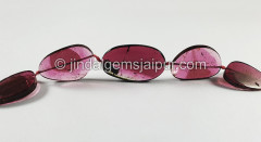 Watermelon Tourmaline Slices Shape Beads Watermelon Tourmaline Slices Shape Beads