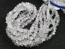 Double Terminated Quartz Far Nuggets Beads