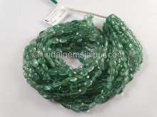 Green Tourmaline Faceted Oval Beads -- TOURBG163
