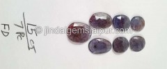 Iolite Sunstone Rose Cut Slices