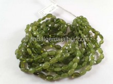 Vesuvianite Shaded Faceted Oval Shape Beads