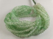 Green Moonstone Faceted Roundelle Beads