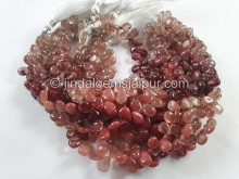 Andesine Labradorite Smooth Pear Beads -- ANDLAB4