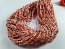 Copper Rutile Cut Cube Beads