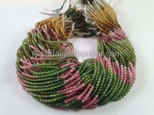 Tourmaline Plain Round Beads