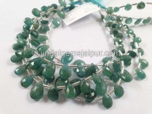 Grandidierite Faceted Pear Beads -- GRDRT71 Grandidierite Faceted Pear Beads -- GRDRT71