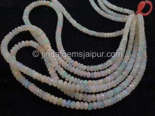 Ethiopian Opal Big Faceted Roundelle Beads