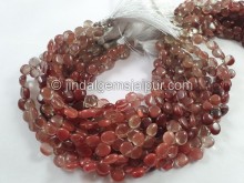 Andesine Labradorite Smooth Heart Beads -- ANDLAB5
