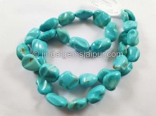 Golden Spiderweb Turquoise Irregular Nugget Beads