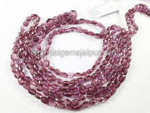 Rhodolite Garnet Faceted Oval Shape Beads