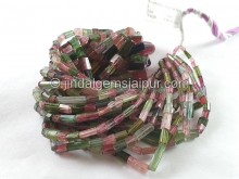 Tourmaline Step Cut Pipe Beads -- TURA508 Tourmaline Step Cut Pipe Beads -- TURA508