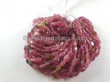 Pink Rubellite Tourmaline Faceted Nuggets Beads