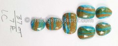 Blue Opalina Rose Cut Slices -- DEANBLOP43 Blue Opalina Rose Cut Slices -- DEANBLOP43