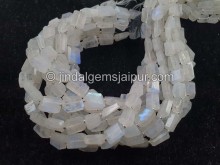 Rainbow Moonstone Faceted Nugget Shape Beads