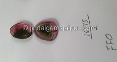 Watermelon Tourmaline Smooth Slices