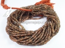 Andalusite Faceted Roundelle Shape Beads