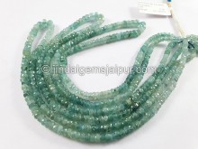 Grandidierite Faceted Roundelle Shape Beads