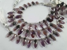 Amethyst Cacoxenite Faceted Markis Beads -- AMCXT5