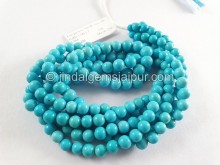 Turquoise Smooth Round Ball Beads -- TRQ284