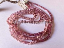Baby Pink Tourmaline Smooth Roundelle Shape Beads Baby Pink Tourmaline Smooth Roundelle Shape Beads