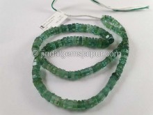 Green Tourmaline Faceted Bolt Beads -- TOURBG171 Green Tourmaline Faceted Bolt Beads -- TOURBG171