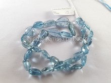 Aquamarine Plain Nuggets Beads -- AQMA226