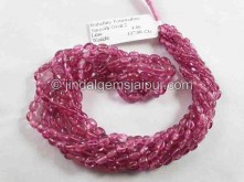 Rubellite Smooth Oval Beads -- RBLT65