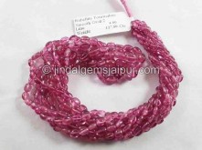 Rubellite Smooth Oval Beads