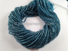 London Blue Quartz Cut Cube Beads