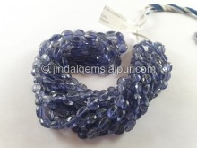 Iolite Shaded Faceted Oval Beads -- IOLA42