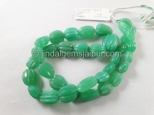 Chrysoprase Carved Nugget Beads  -- CRPA69