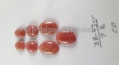 Rhodochrosite Smooth Cabs