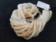 White Ethiopian Faceted Roundelle Beads -- ETOPA120 White Ethiopian Faceted Roundelle Beads -- ETOPA120