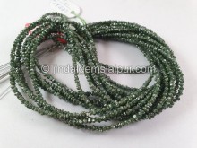 Green Diamond Raw Uncut Chips Beads -- DBD54