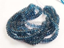 London Blue Topaz Faceted German Cut Beads