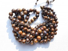 Australian Boulder Opal Smooth Round Balls Beads