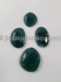 Grandidierite Rose Cut Slices -- DEGRDRT236 Grandidierite Rose Cut Slices -- DEGRDRT236