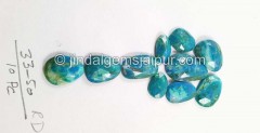 Blue Opalina Rose Cut Slices -- DEANBLOP67 Blue Opalina Rose Cut Slices -- DEANBLOP67